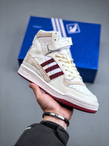 Adidas Forum 84 High 白紅色人氣單品 2024全新男女款高幫籃球鞋