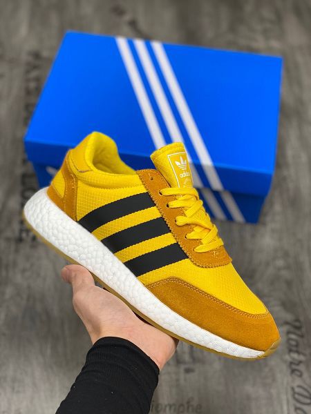 Adidas L-5923 2021新款 三葉草時尚休閒情侶款慢跑鞋 帶半碼