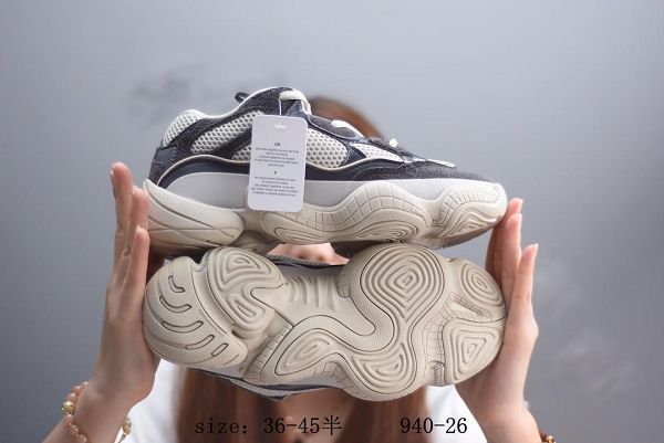 Adidas YEEZY Desert Rat AdiPrene 2019新款 椰子500緩震情侶款慢跑鞋