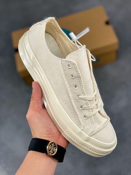 Converse 1970s Renew 2020新款 環保純米自然白情侶帆布板鞋