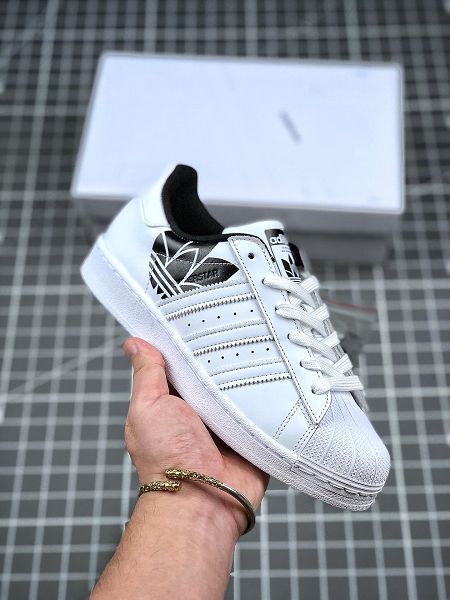 Adidas Originals Superstar W 2020新款 三葉草貝殼頭情侶款小白板鞋