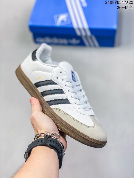 Adidas Originals Samba OG 2024新款男女生百搭低幫休閒運動板鞋