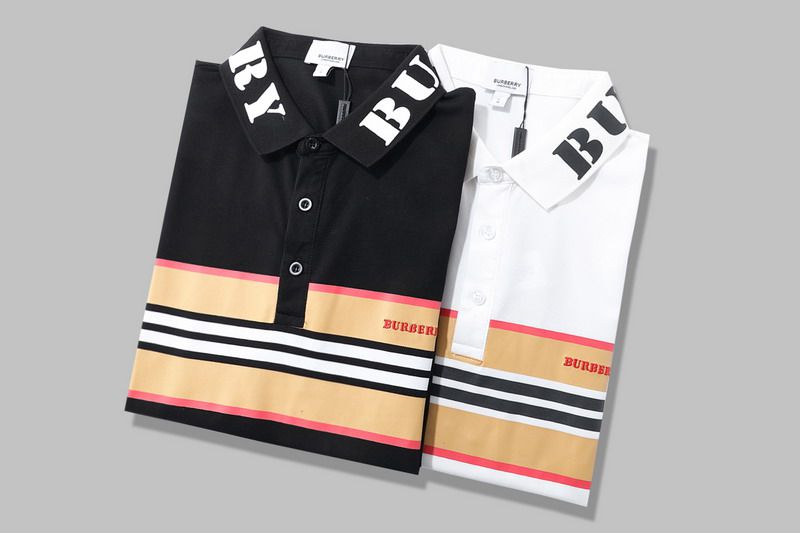 burberry polo衫 2021新款 巴寶莉翻領短袖polo衫 MG0340款