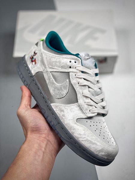 Nike Dunk Low Ice 2022新款 天鵝絨男女款低幫板鞋