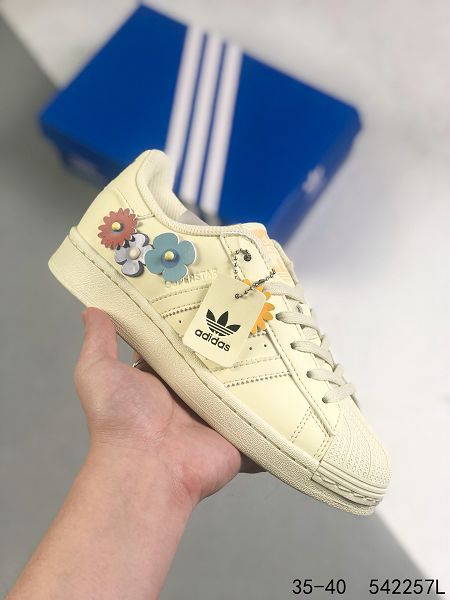 Adidas Superstar 2022新款 三葉草貝殼頭系列女款板鞋