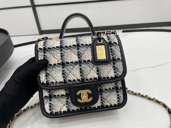 chanel包包 香奈兒2022新款手提包 DSAS3652/AS3653時尚編織布單肩斜挎包