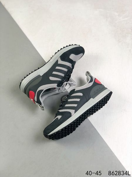 Adidas originals ZX700 2022新款 頭層皮面複古男款慢跑鞋