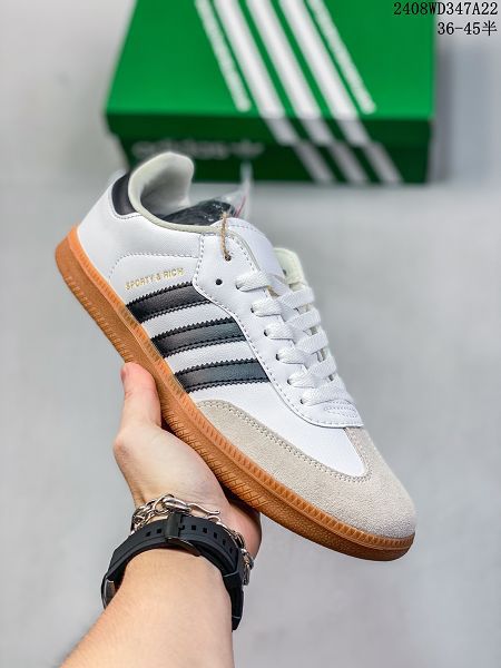 Adidas Originals Samba OG 2024新款男女生百搭低幫休閒運動板鞋