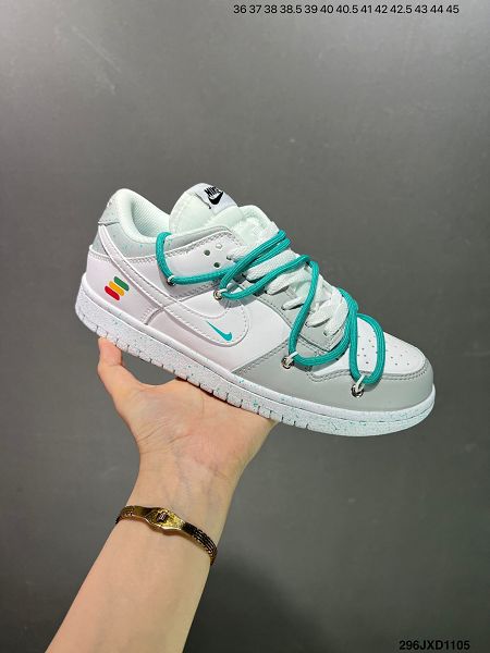 Futura x Nike Dunk Low SB聯名 2024新款男女生解構綁帶滑板鞋