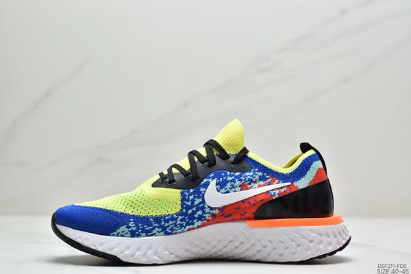 Nike Epic React Flyknit 2 2023新款 瑞亞泡沫編織超輕男款跑步鞋