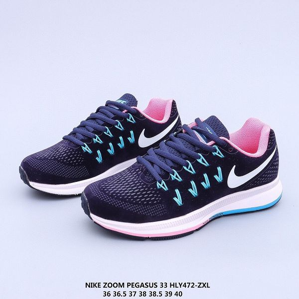 Nike Zoom Pegasus 33 2020新款 登月33代豬八革透氣緩震女生慢跑鞋