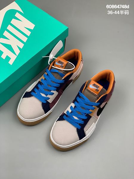 Nike Zoom Blazer Mid Premium SB 2022新款 解構馬賽克開拓者男女款運動板鞋