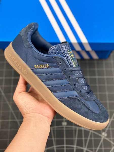 Adidas Originals Gazelle+1 三葉草復古防滑耐磨低幫板鞋 2024新款男女鞋