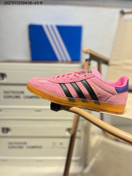 ADidas Gazelle Indoor Trainers 2024新款男女生翻毛羚羊內訓系列低幫板鞋