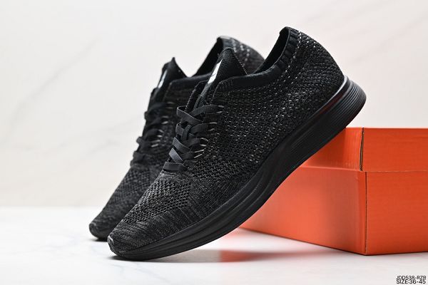 Nike Flynit Racer 系列 針織網透氣 舒適腳感緩震運動跑步鞋情侶鞋