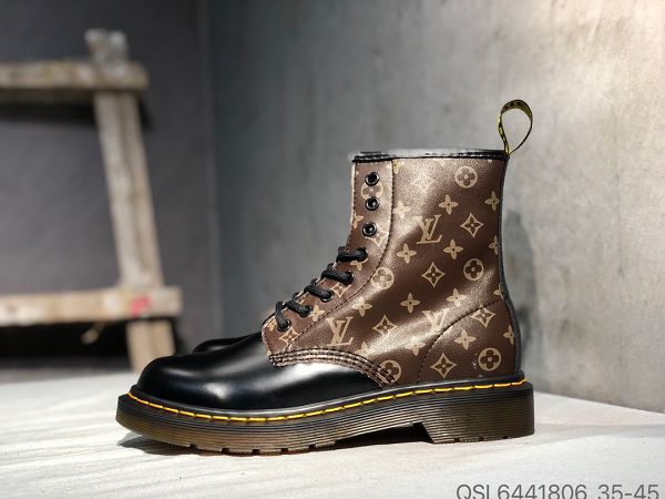 Dr.martens 馬丁醫生 2023新款 1460系列牛皮耐磨厚底粗跟馬丁靴