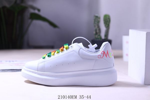 Alexander McQueen sole sneakers 2020新款 高奢品牌亞歷山大·麥昆增高厚底男女生休閒運動小白鞋