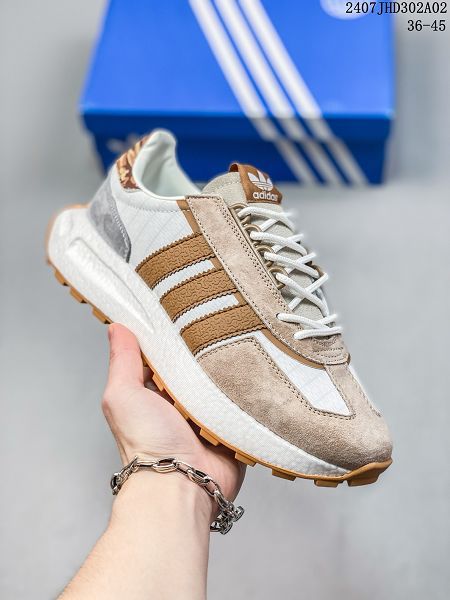 Adidas Originals Retropy Boost E5 復古賽車原型一代系列 2024新款男女生爆米花緩震休閒運動慢跑鞋