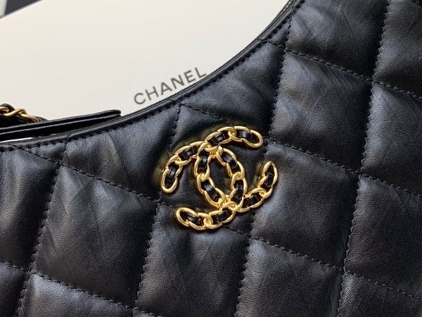 chanel包包 香奈兒2023新款手提包 ZJ23khobo腋下包牛皮小號單肩斜挎包