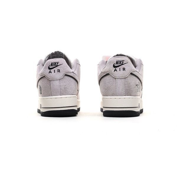 Nike Air Force 1 Low 07 x The North Face 灰黑色麂皮板鞋 2024新款男女鞋