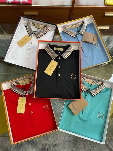 burberry polo衫 2021新款 巴寶莉翻領短袖polo衫 MG0332款