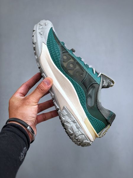 NIKE ACG Mountain Fly 2 Low」Forest Green Grey「ACG山脈2代系列 2024新款低幫戶外登山越跑徒步休閒運動鞋網布森林綠灰色男女鞋