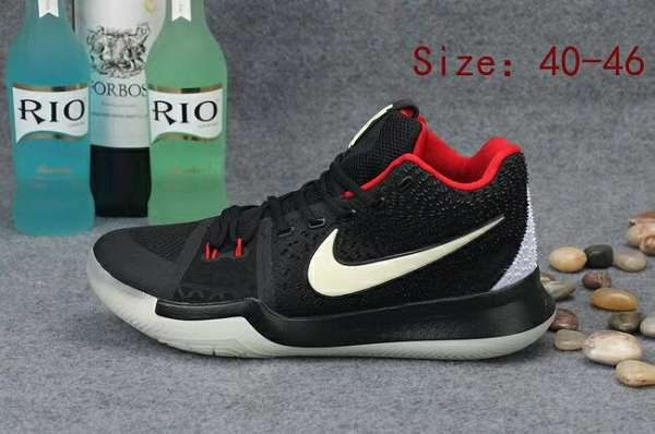 nike kyrie 3 2018新款 欧文3代男生运动篮球鞋 黑白鸳鸯