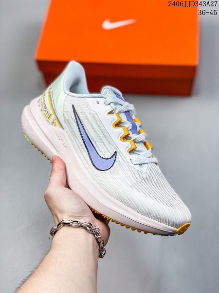 Nike Air Zoom Winflo 9登月系列針織面透氣訓跑練步鞋 2024新款男女鞋 多色可選