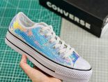 Converse All Star 2020新款 匡威增高厚底女生牛仔帆布板鞋