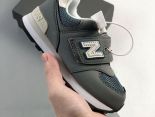 New Balance NB574系列 2024童鞋魔術貼 防滑休閒運動跑步鞋