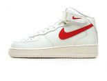 Nike Air Force 1 '07 奶白紅色高筒板鞋 2024新款男女鞋